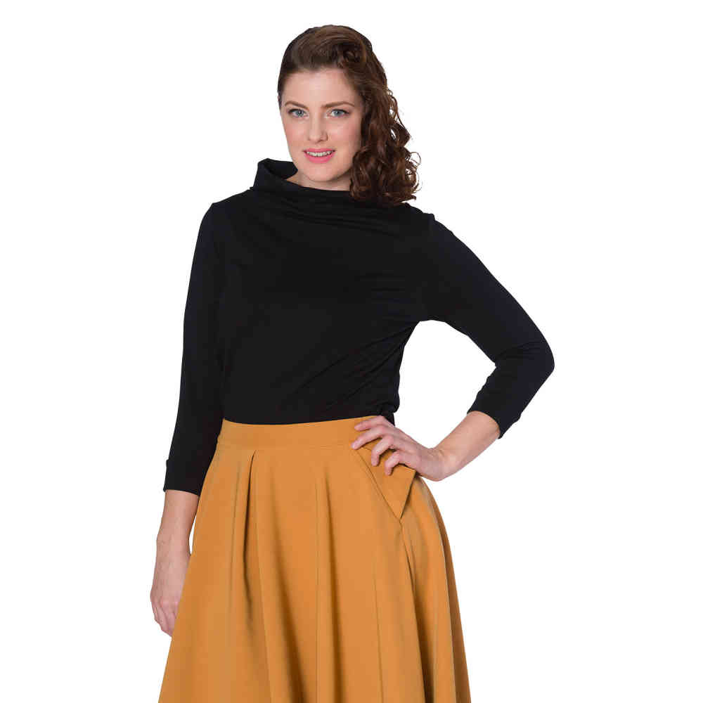 Dancing Days - KATY Longsleeve top - Zwart